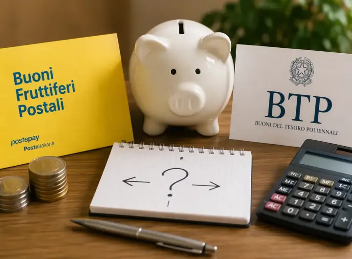 Scelta di risparmio Buoni vs BTP